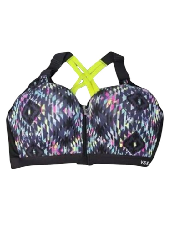 VSX Other - VSX Neon Geo Print Sports Bra with Lime Crossback